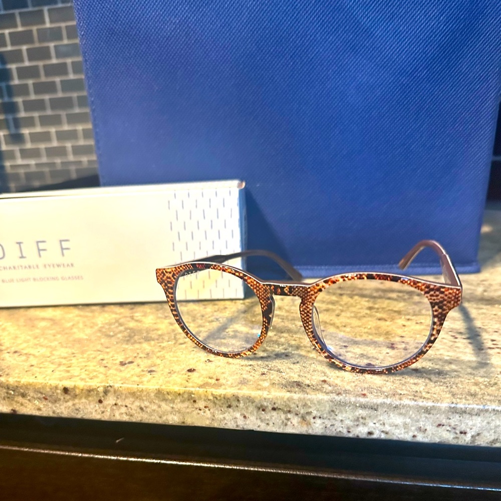 Diff Eyewear Sawyer Snake Blue Light Glasses